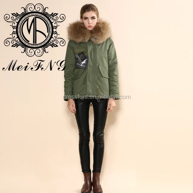 Fashion Style Men's Winter Jacket With Raccoon Fur&rabbit Fashion Style Men's Winter Jacket With Raccoon Fur&rabbit