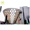 PVDF combined with ETFE membrane structure, commercial street roof canopy project