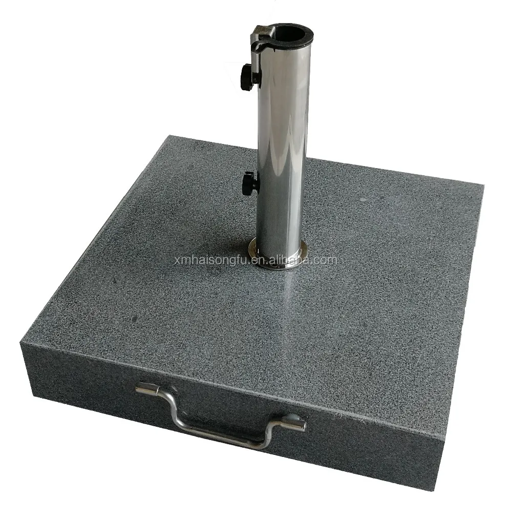 stone umbrella base