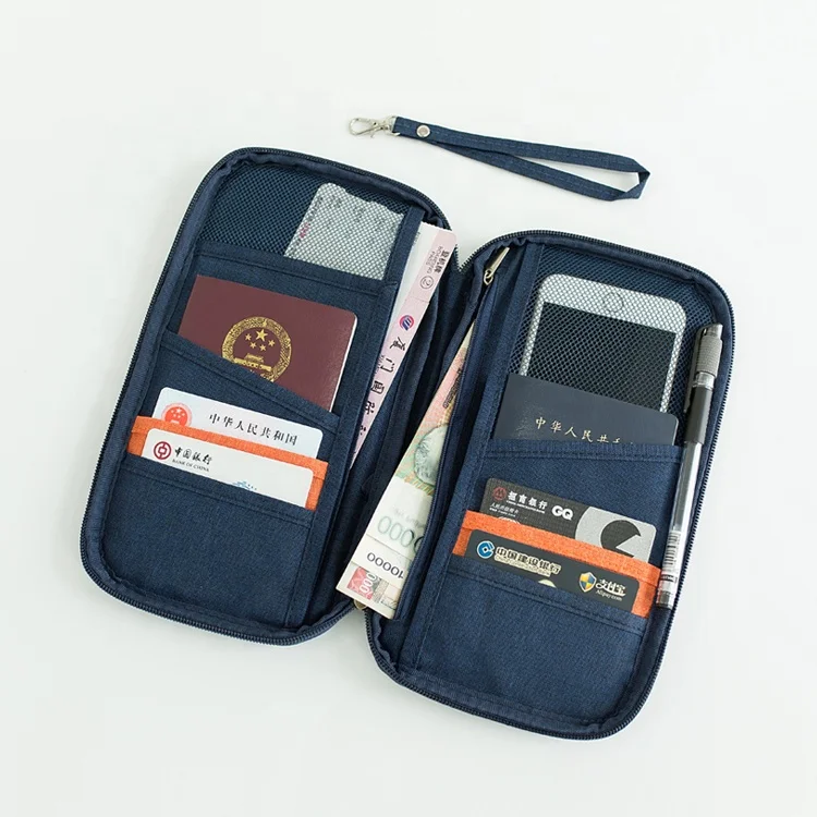 

Travel Wallet Cards Holder Passport Holder Passport Cover, Navy/gray/purple/hot pink/orange/green