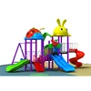 Multifunctional children outdoor play area playground wholesale daycare kids plastic slide swing set for sale