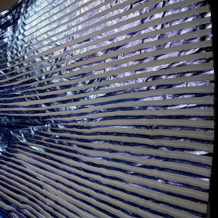 
Synthetic woven fabric fashion polyester chiffon printed pleating foil print fabric 