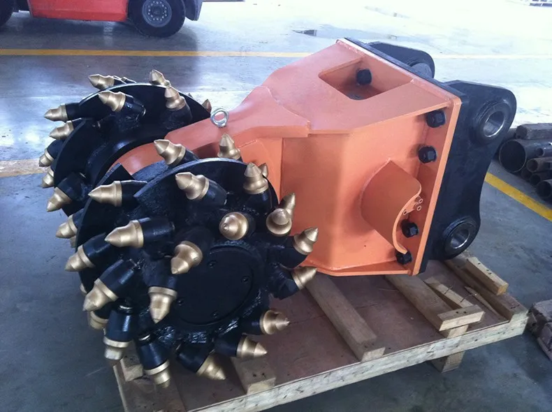 Milling Grinding Construction Tool Hydraulic Drum Cutter For Excavator