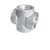 stainless steel 304/316 socket weld cross forged socket welding pipe fitting