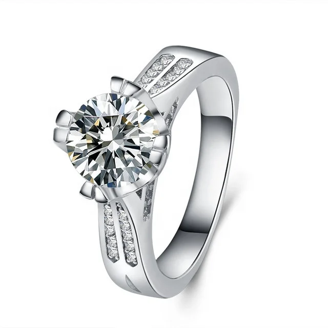 

Classic Cubic Zirconia Engagement Ring Wedding Rings for Women Fashion Jewelry Womens Accessories Bague Anillos Mujer