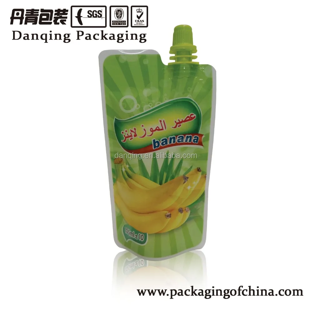 DQPACK Flexible Packaging Stand up Pouch with Spout for water Packaging Doypack