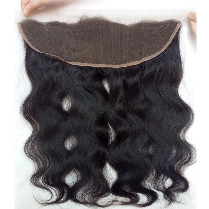 

cheap human hair lace closures frontal ear to ear lace frontal, Natual color