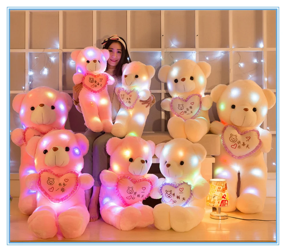 cute lighting teddy bear