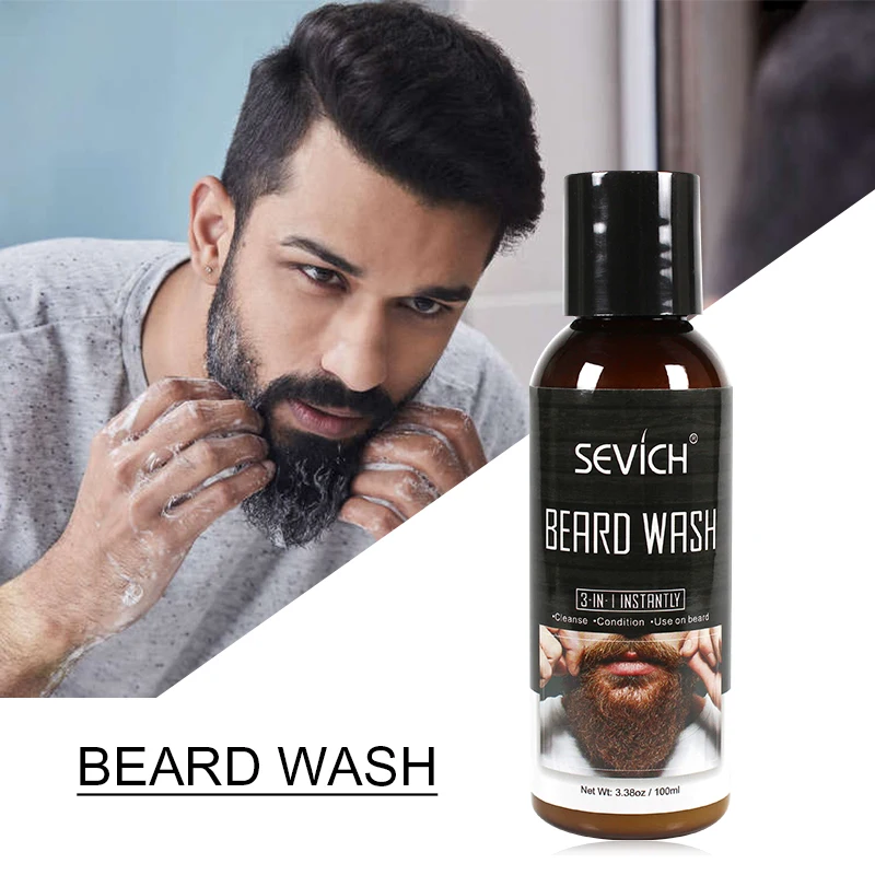 Organic Beard Shampoo And Conditioner Mens Beard Wash Shampoo Natural