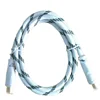 White and black Nylon Braided High Speed 1.5m Male to Male 4K 1080p Hdmi to Hdmi Cable