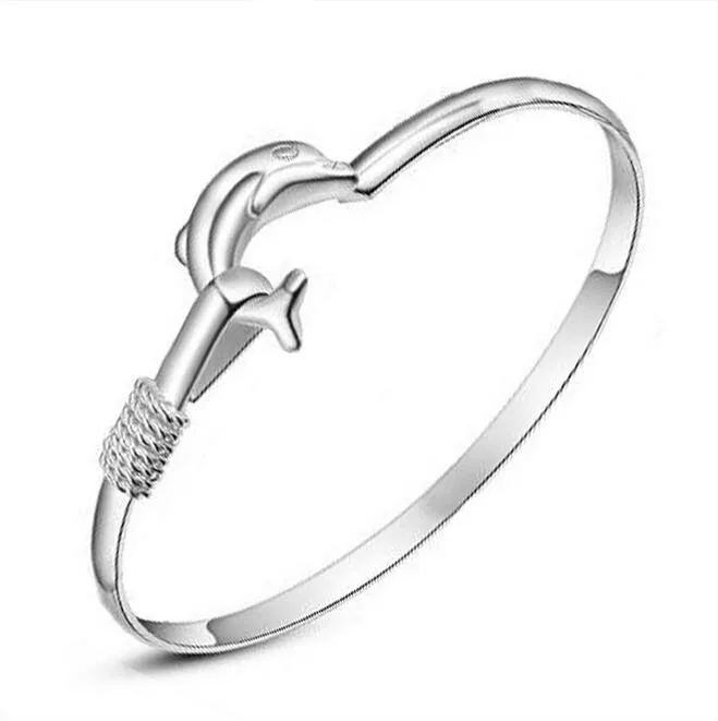 

Ms han edition fashion simple dolphins bracelet, N/a