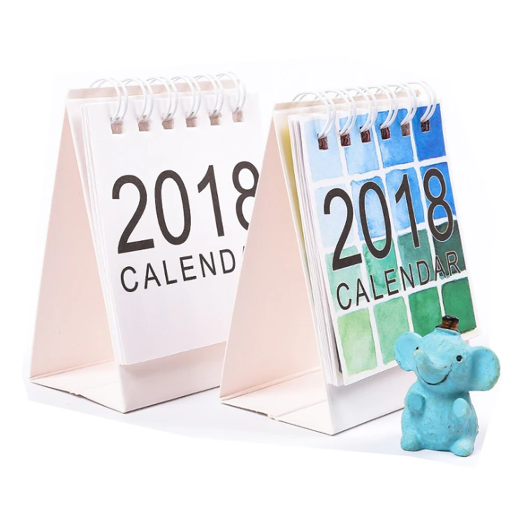 cute desk calendar 2018 printing
