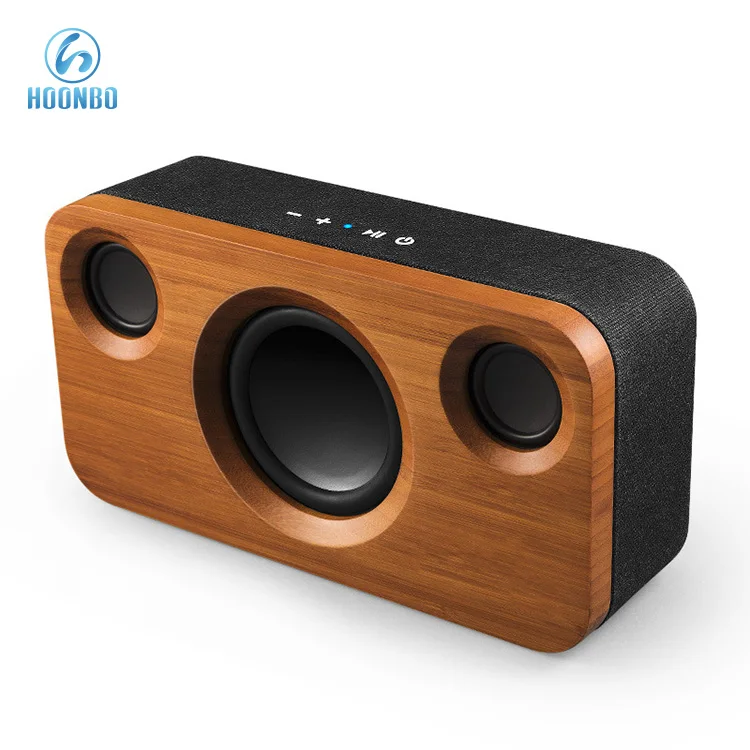Retro Style Unique Design TWS Wooden Portable Bluetooth Speaker Bamboo