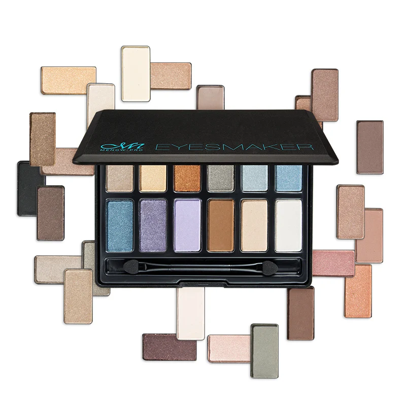 

Menow E16003 Cosmetic makeup 12 colors eyeshadow palette, Multi-colored