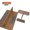 MS black steel T shape bar