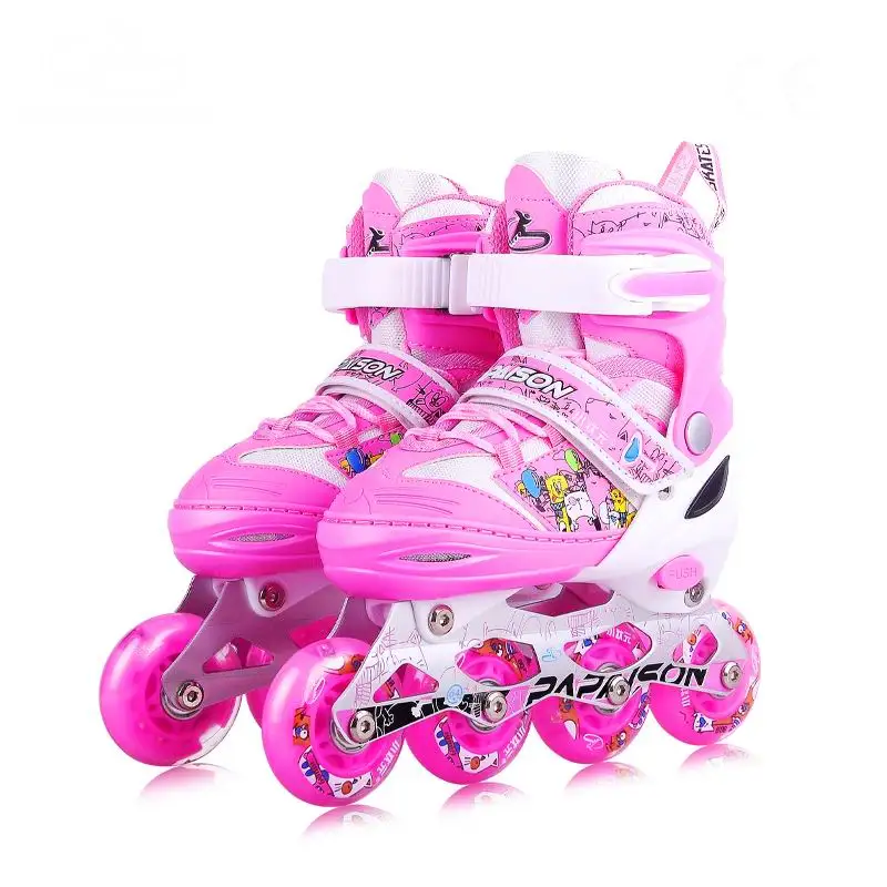 

new design detachable light-up wheels inline skates for kids adult and teenager