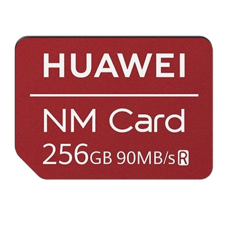 

In Stock Nano Memory Card Original Huawei 90MB/s 256GB NM Card support Huawei Mate 20 series mobile phones, Red