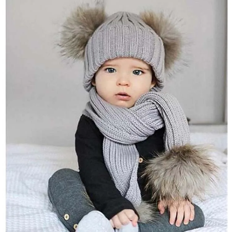 Модные детские шапки на зиму