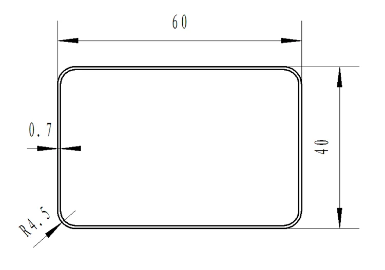 Plastic Packing Tube Rectangular Empty Hard Clear Pvc Ic Pipe Tube ...