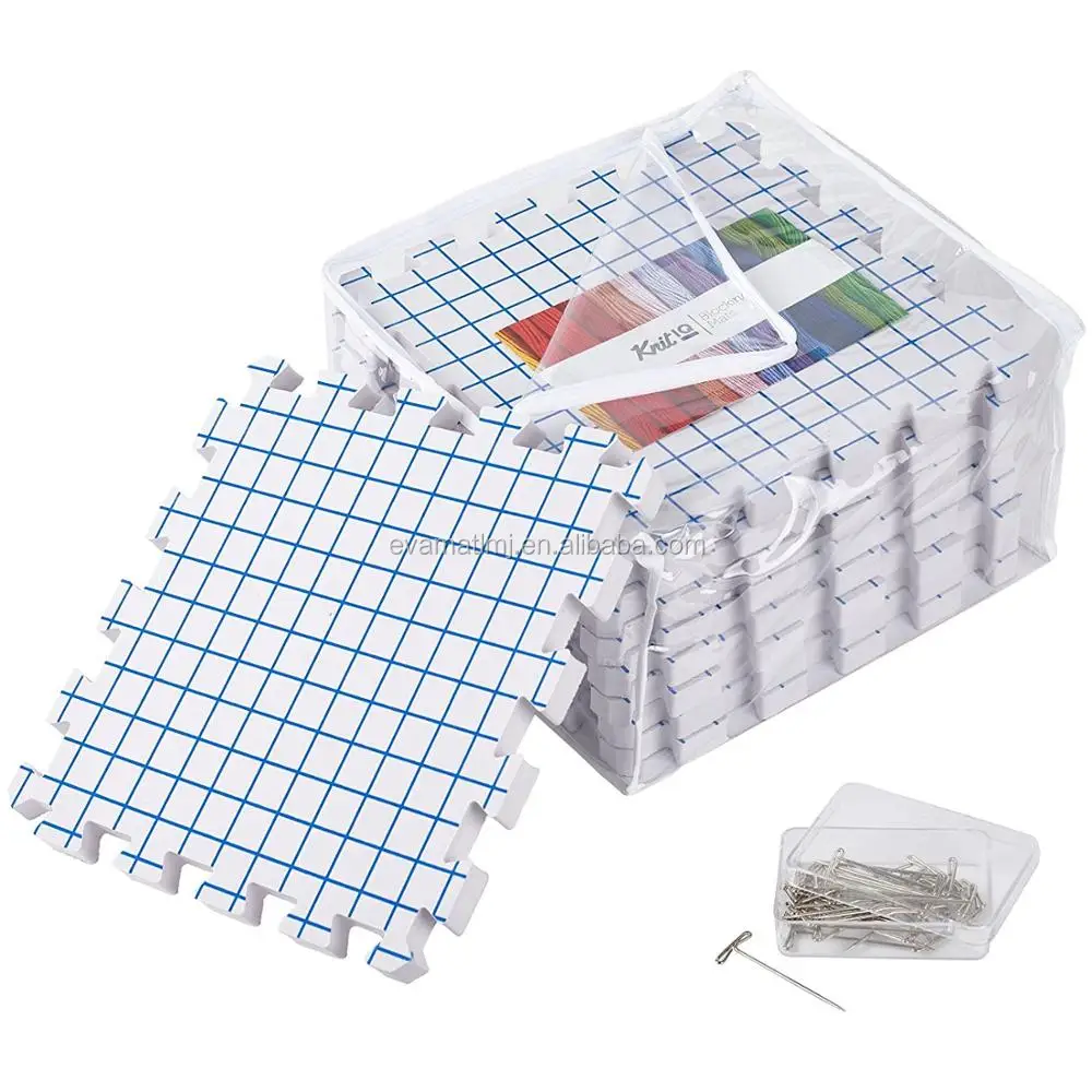 Blocking Mats For Knitting Pack Of 9 Blocking Boards With Grids For