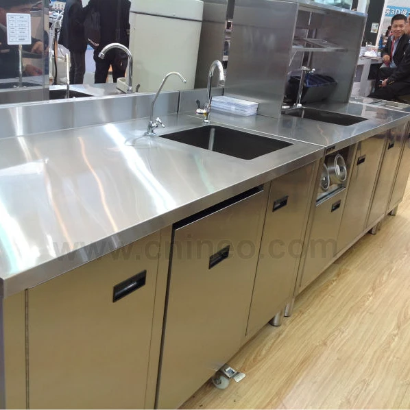 Stainless Steel Restaurant Commercial Modern Design Bar Counter