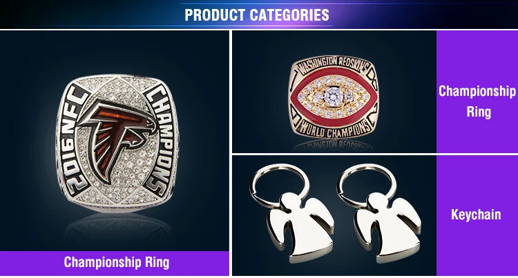 Promotional gifts items cheap national boxing championship rings stainless steel fans souvenirs championship rings