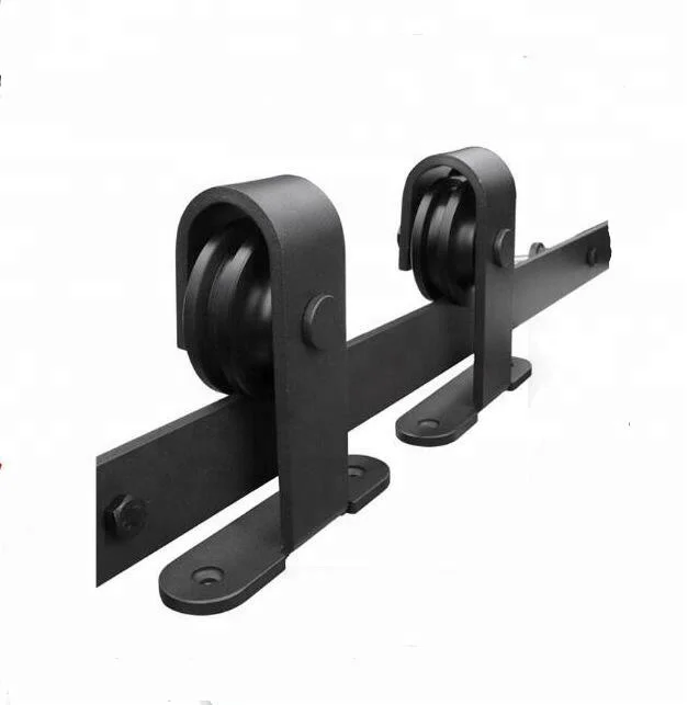 BDH-004BLK 2018 высокое качество современные межкомнатные двери деревянные раздвижные дизайн интерьера Сарай двери оборудования для продажи