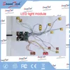 Logic ICs Type programmed sound module and Fiber Optics for magainze insert