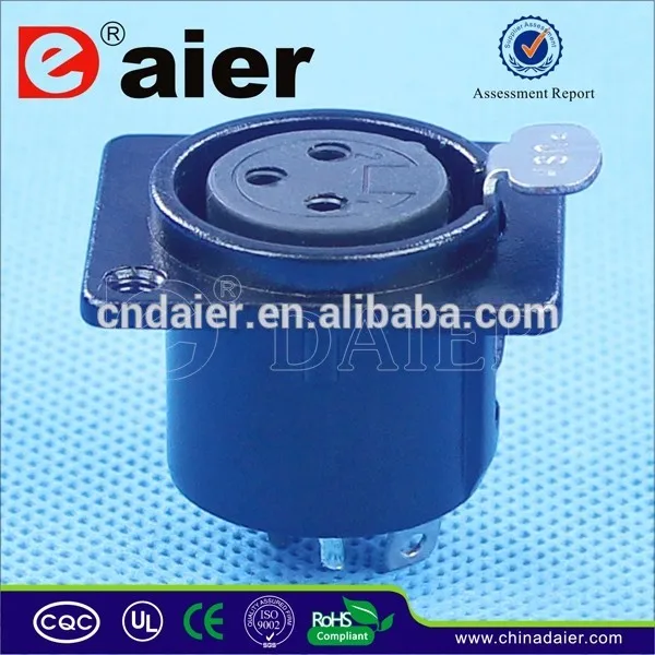 High Quality Female XLR Connector Female speaker cable