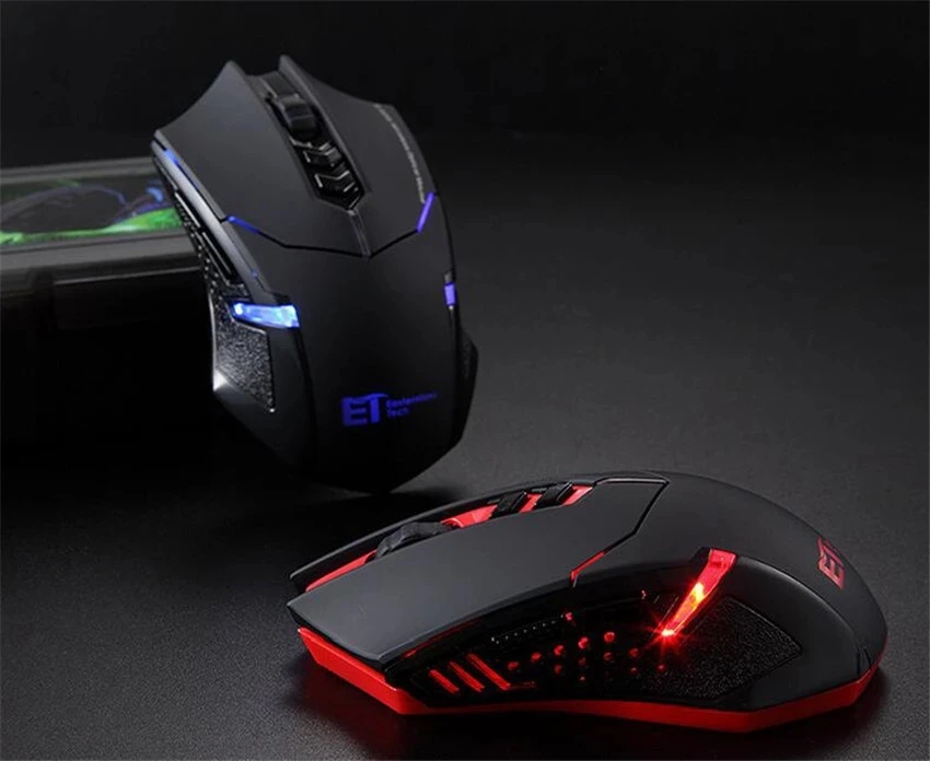 Silent Click 7 Buttons 2.4G wireless Optical USB Cordless Gaming Laptop Mouse Ergonomic Mice with Nano Receiver