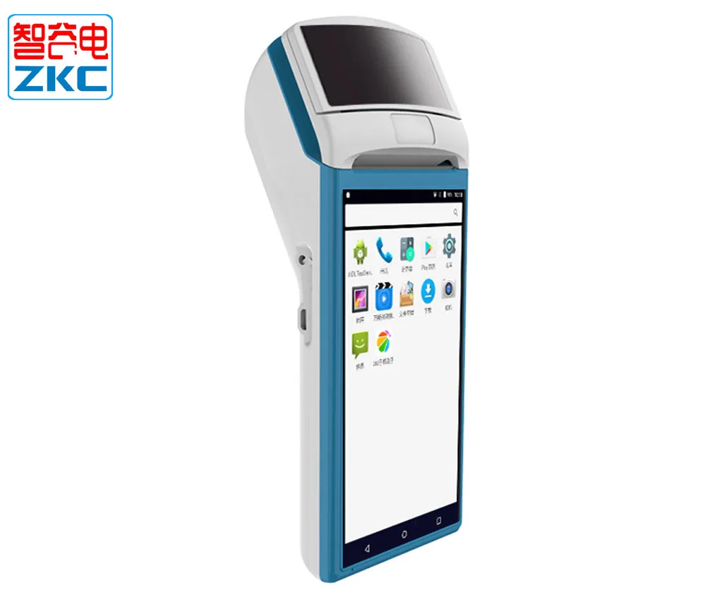 

Smart Mobile 3G WiFi Wireless Bluetooth Handheld Android Touch POS Terminal Machine ZKC5501