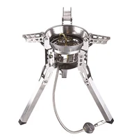 

6800W Strong Power High Quality Burner Portable Foldable Outdoor Camping Gas Stove For Travel