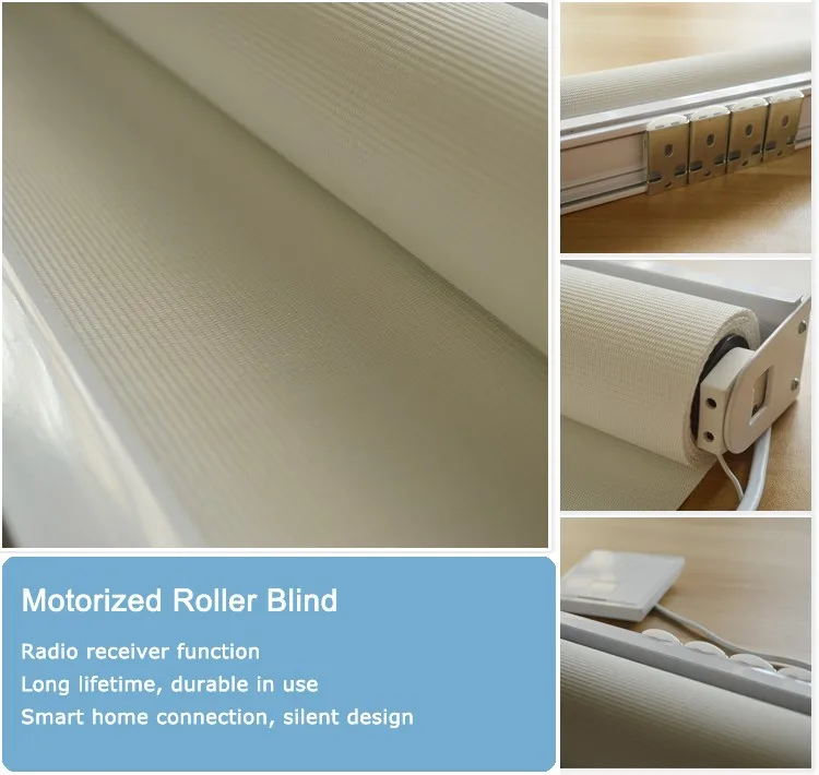 Professional customized blind curtains window shade electrical automatic motor roller blinds