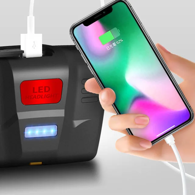 
15W Most High Power Waterproof 3*18650 Led Headlamp L2 Rechargeable Led Head Light 