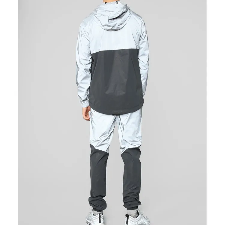 mens reflective tracksuit