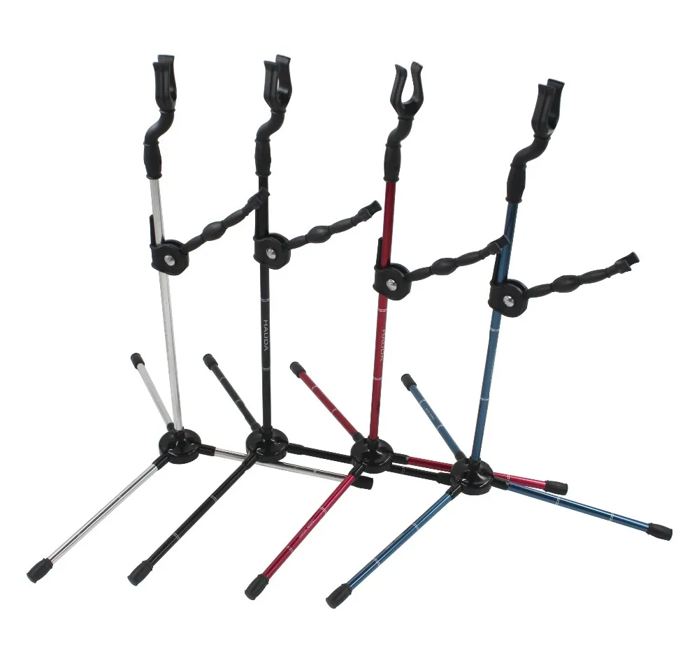 Decut Aluminum Archery Shelf Hauda Bow Stand Rack Bow Shelf Archery