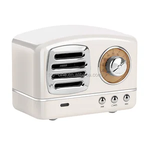 Retro Mini Bluetooth Speaker FM Radio TF Card Slot