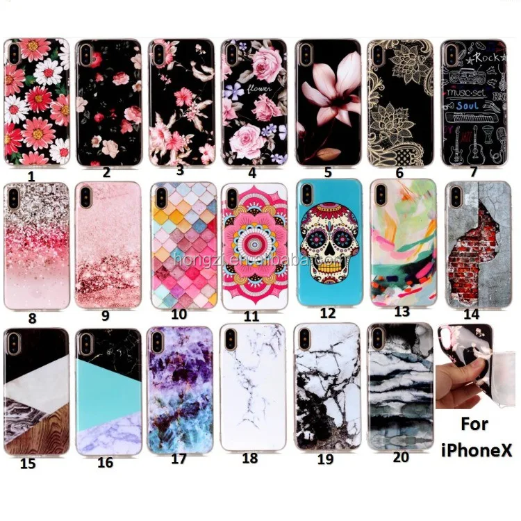

2017 TPU Mobile Phone Case Cartoon Color IMD Soft Hot Sale High Quality Case For Iphone 5 6 7 8 X PLUS