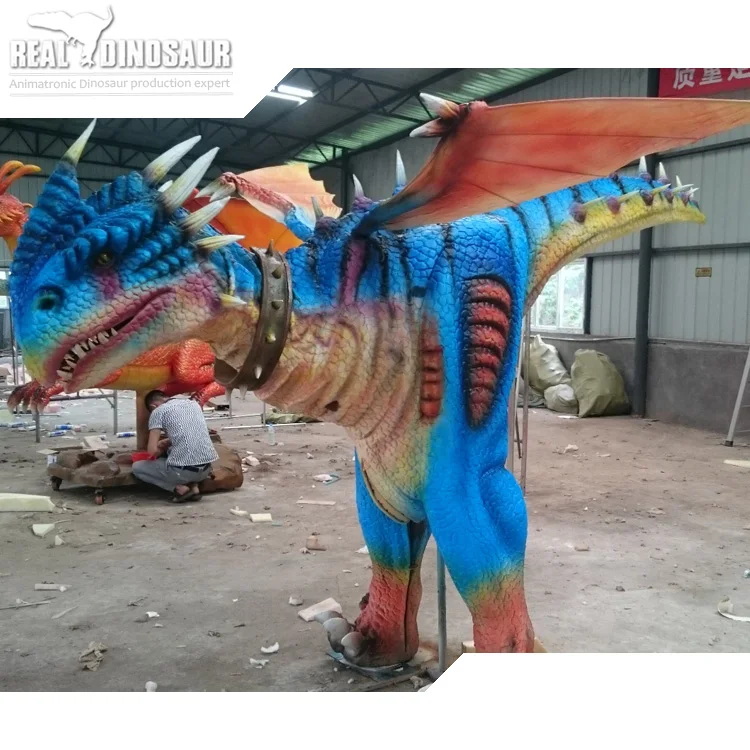 

Customized realistic animatronic dragon costume for sale, Simulation colors or depend on customers