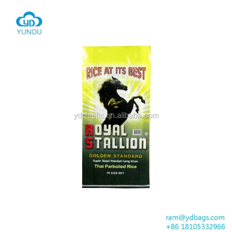 Lamination PP woven bag 50kg fertilizer maize agriculture plastic bags