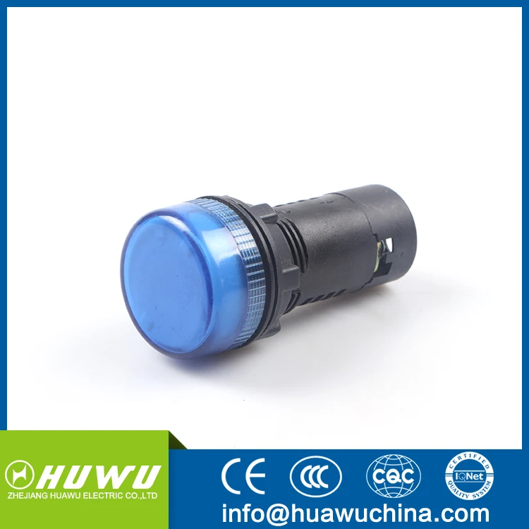 
AD16-22 led blue pilot lamp IP65 indicator light 