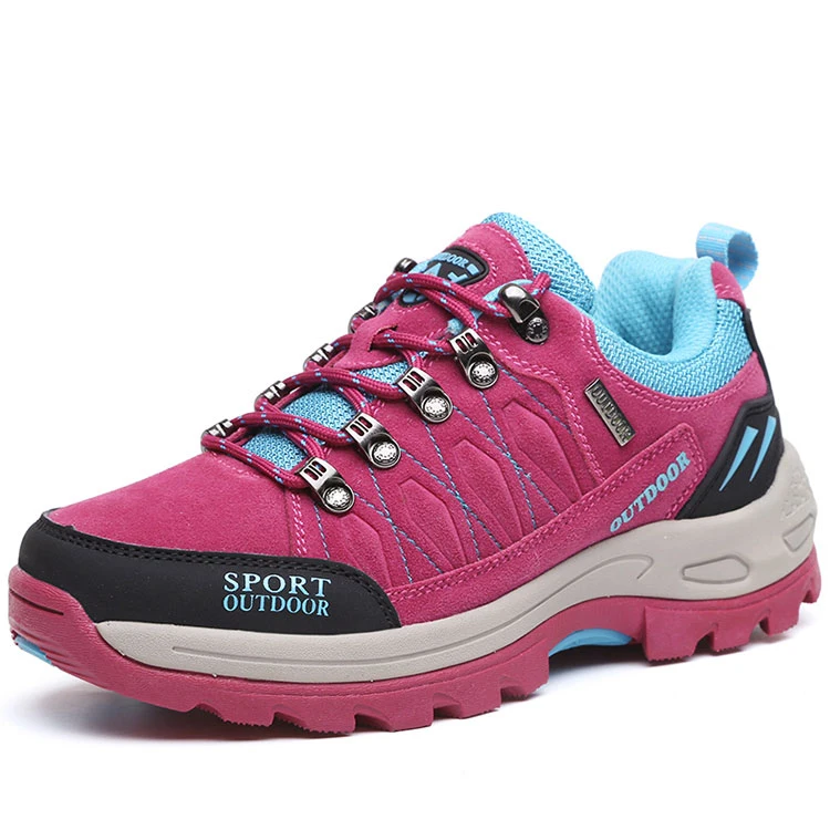 

Latest Fashion China Wholesale Women Cheap Running Hiking Shoes, Green blue pink white
