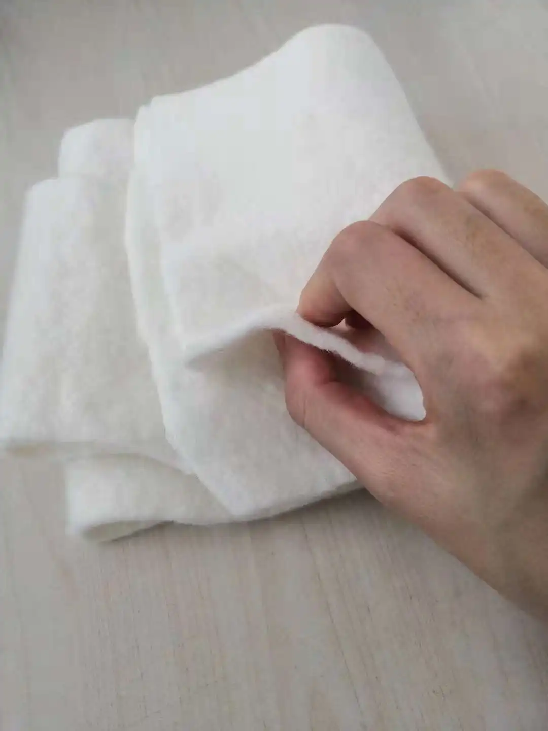 White Color High Loft Bamboo Batting Needle Punched Bamboo Batting