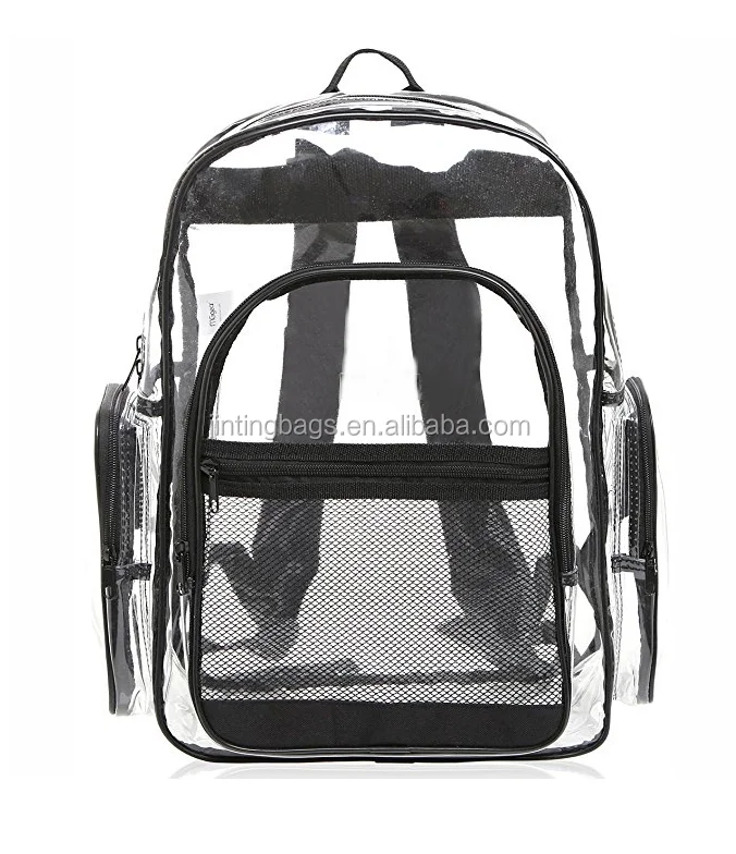 clear rolling backpack