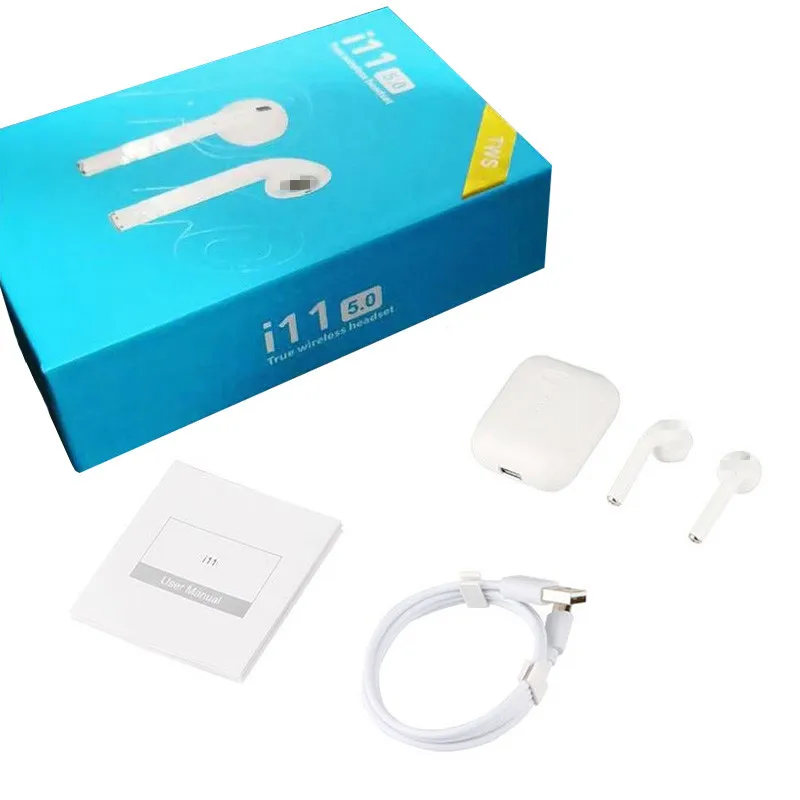 

2019 new arrival wireless earbuds i11 tws tws-i11s good quality low price tws headphones i10 earphones