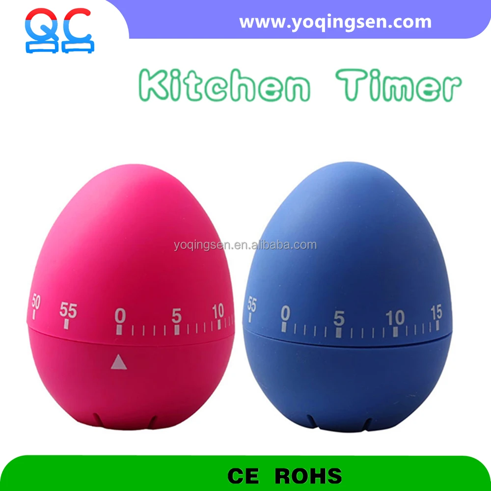 
60 Minutes Egg Shape Mechanical countdown Kitchen Timer 