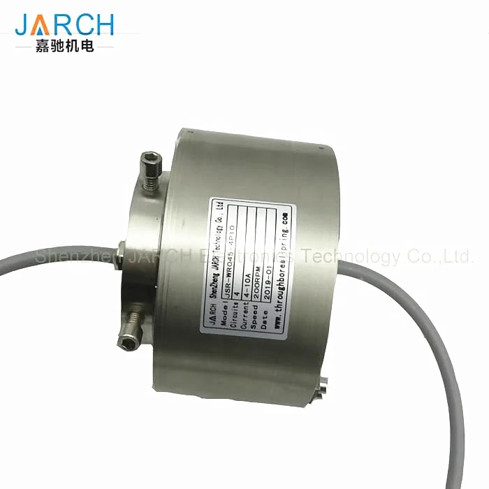 Under Sea Water 10 Meters S316L Housing Material IP68 Shaft Mounted Waterproof Operation Slip Rings