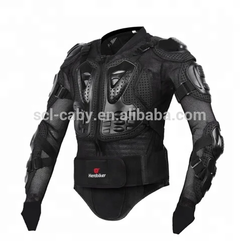 

HEROS BIKERS New Men's motocross racing ally suit Jacket men New Fashion Black and Red Motorcycle Full Body Armor Jacket S-XXXL