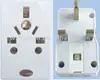 3 pin Electric plug and socket,UK 13A 3 pin flat plug