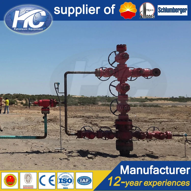 Wellhead Xmas Tree  Wellhead Christmas Tree  Oil Gas Field Drilling 